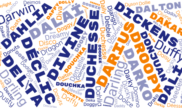 Nom de chien en D pour mâle et femelle : des tonnes d'idées sympas