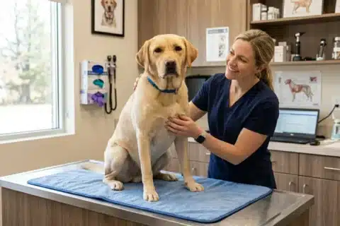 Les soins vétérinaires les plus fréquents chez le chien selon l’âge